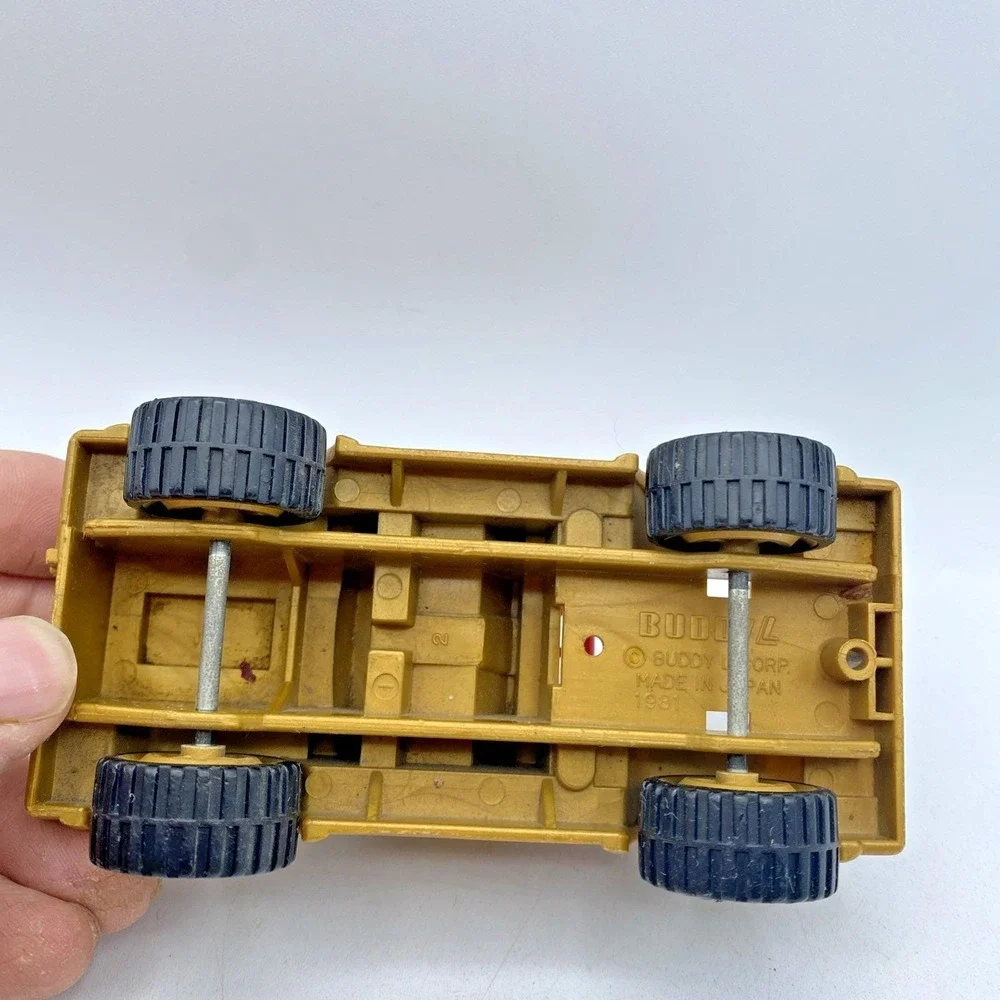 Vintage‎ 1981 Buddy L Mighty Hauler Gold Pickup Truck Toy Die-Cast Metal 4x4